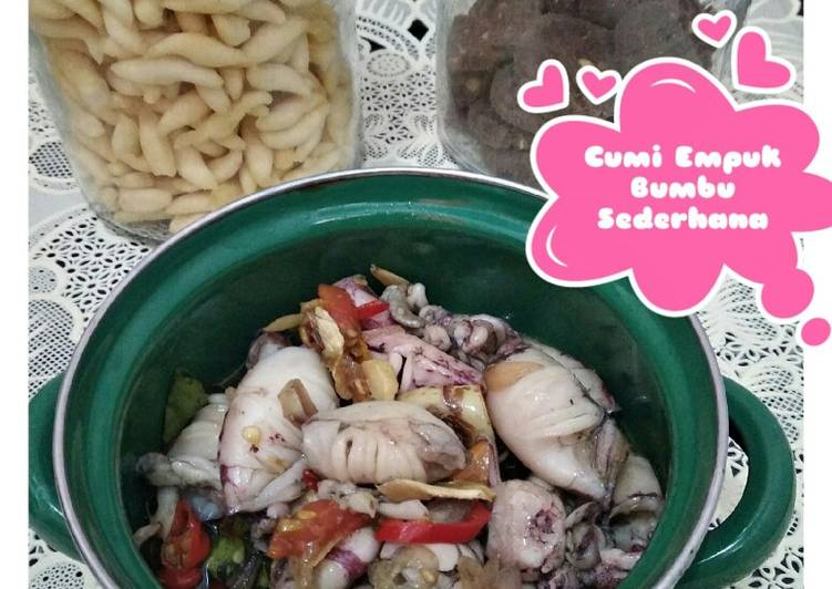 Resep Cumi empuk bumbu sederhana Lezat