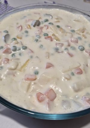 Vegán francia saláta recept fotója
