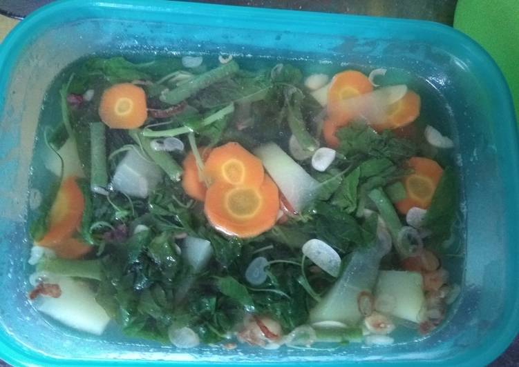 Resep Sayur bening warna warni Anti Gagal