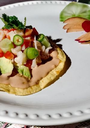 Una foto de Ceviche de coliflor
