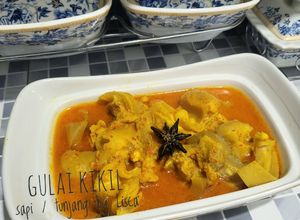 Foto resep Gulai kikil sapi / tunjang