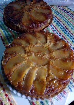 Una foto de Torta de manzana invertida!!!