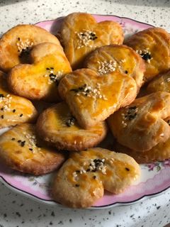 عکسی از دستور شیرینی نان چای 🥖
