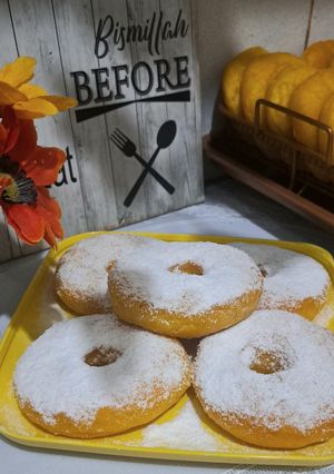 Foto resep Donat Jumbo Ubi dan Labu Kuning