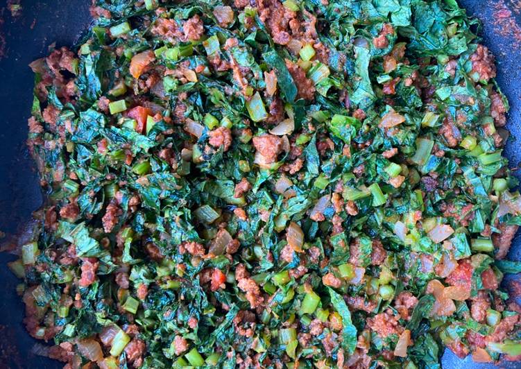 How to Prepare Award-winning My minced beef and kale relish