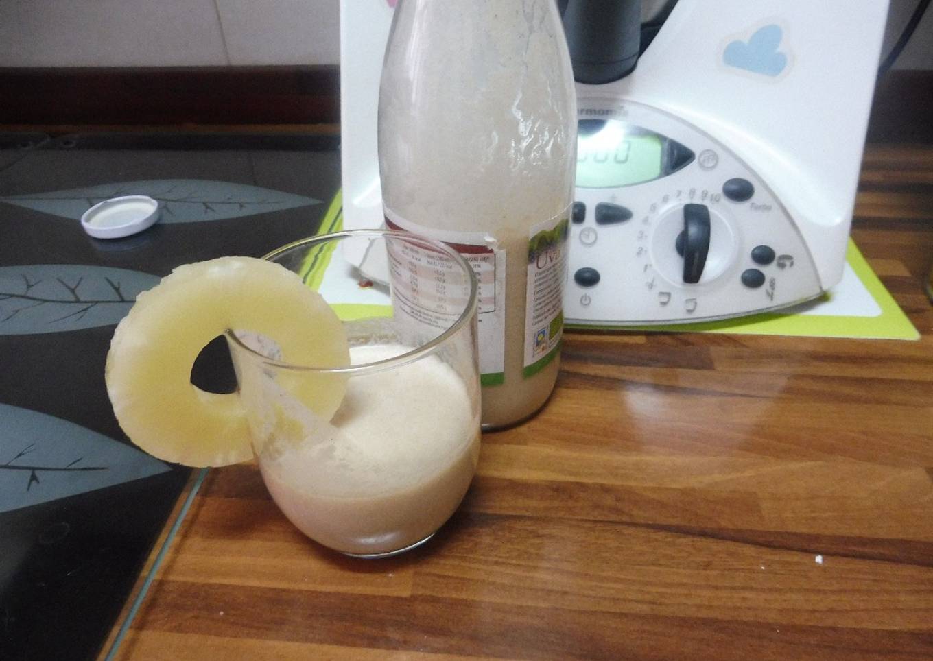 Batido de piña y coco con thermomix
