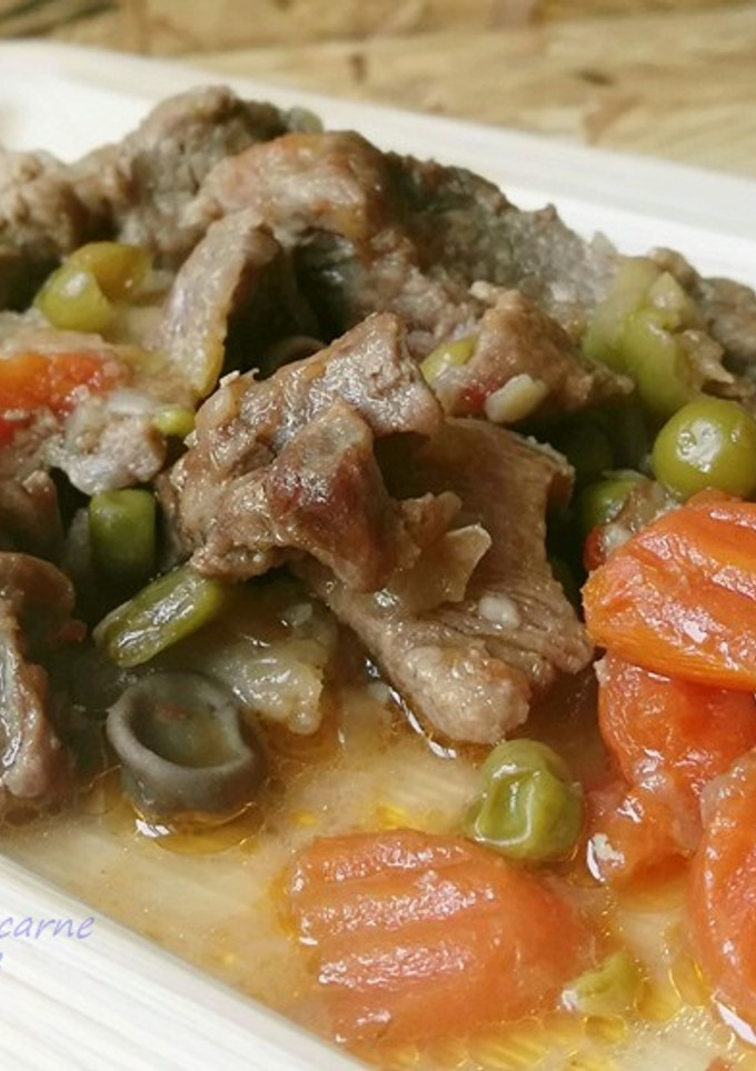 Una foto de Menestra con carne
