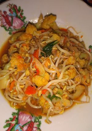 Foto resep Brokoli Tauge asam pedas