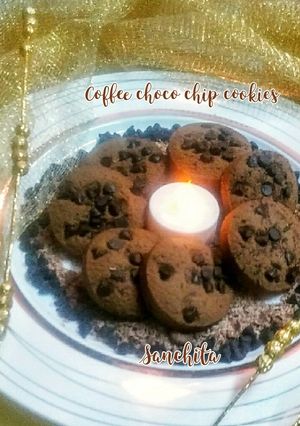 A picture of Coffee choco chip cookies.
