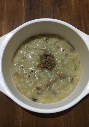Foto resep Nasi Tim Ati Gurih Mpasi 7 M+