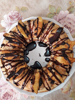 عکسی از دستور کیک پای سیب