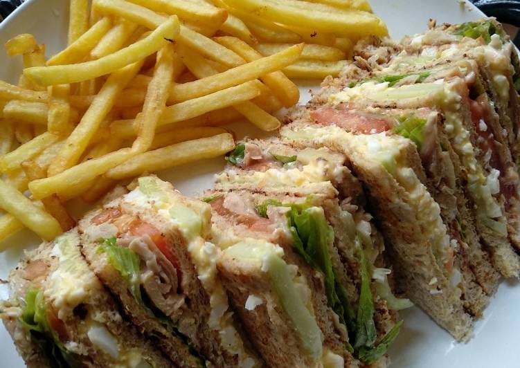 Langkah Mudah untuk Menyiapkan Club Sandwich ala KLIA, Bikin Ngiler