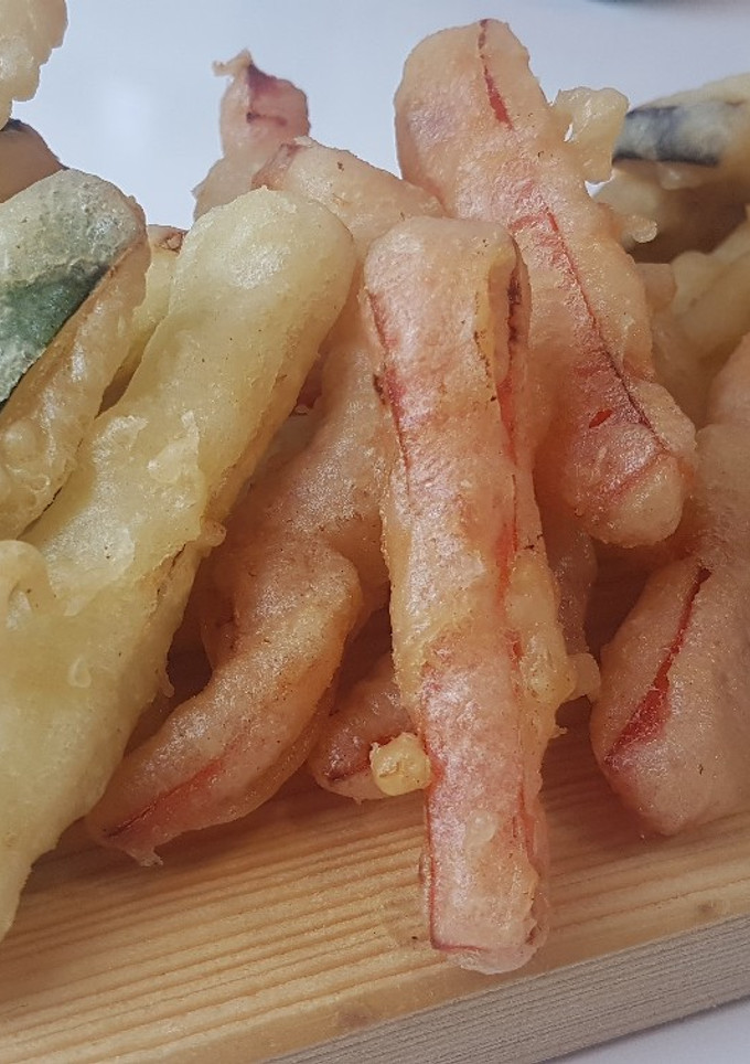 Una foto de Verduras en tempura