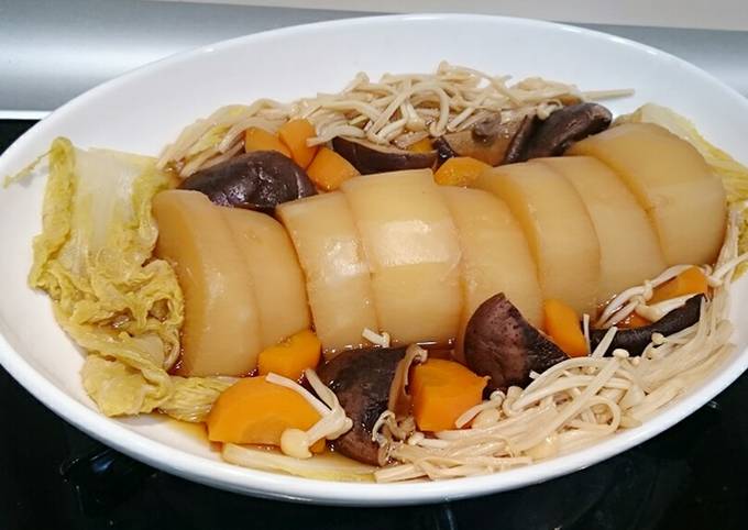 菇菇白菜燉蘿蔔(素食可) 食譜成品照片