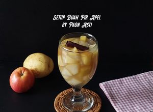Foto resep Setup Buah Pir Apel