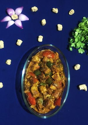 A picture of Soya Tikka Masala.