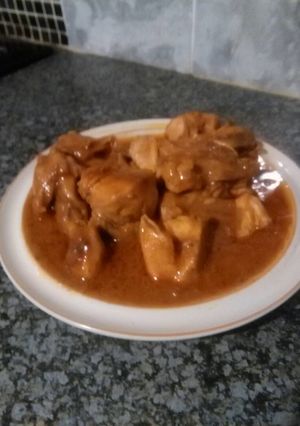 A picture of Inlaws chicken stew.