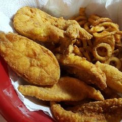 A picture of Sharon's fried catfish.