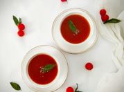 A picture of herbal soup