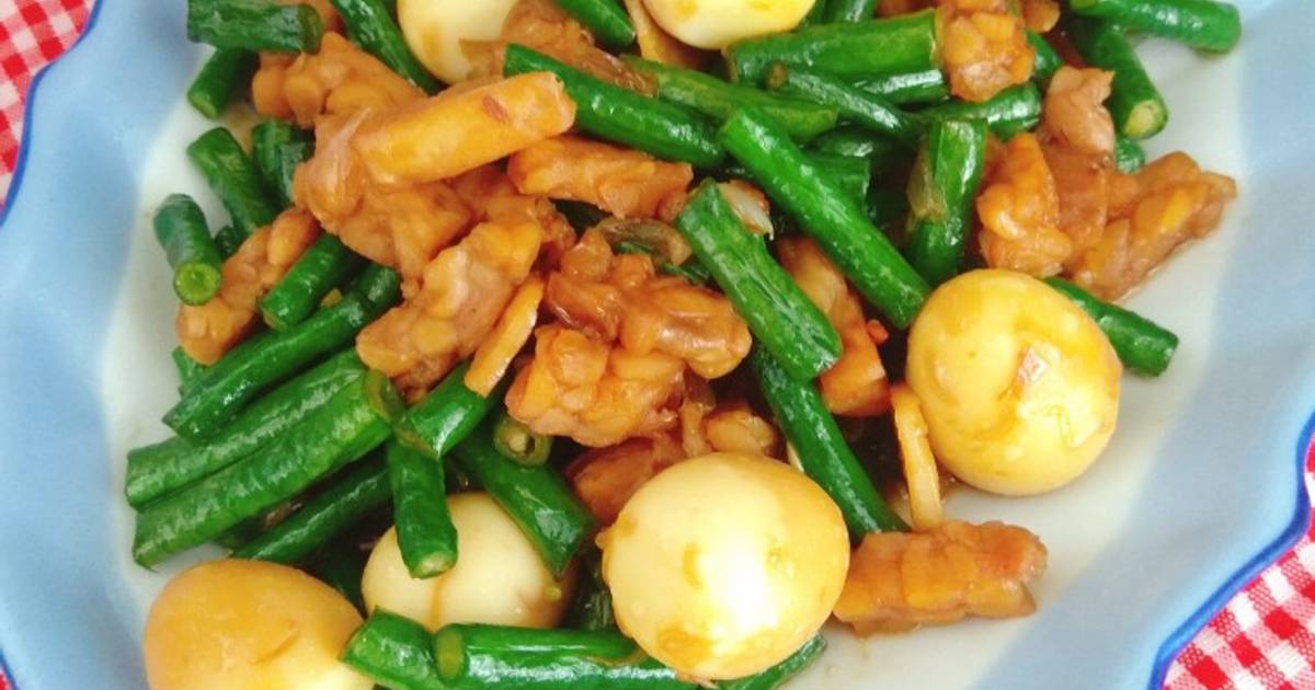 686 resep  kacang  panjang telur  puyuh enak dan sederhana  