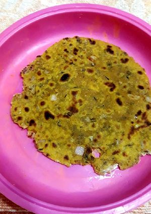 A picture of Dal parantha.