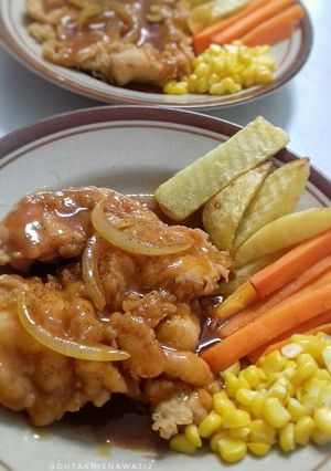 Foto resep Chicken steak homemade g perlu ke cafe
