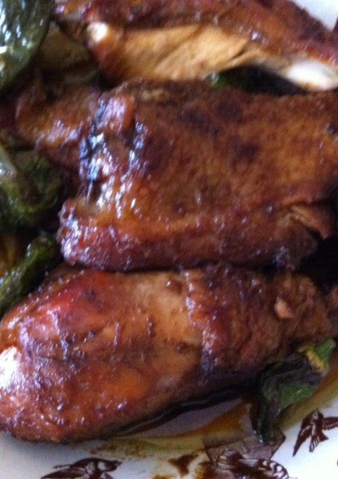 Una foto de Pollo de corral