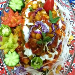 Chana chaat A picture of Chana chaat.