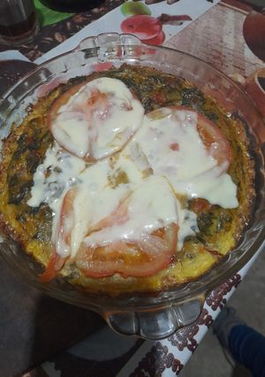 Una foto de Tarta de acelga sin tacc y sin lactosa