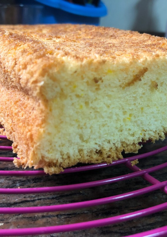 Una foto de Bizcocho de Maizena sin gluten y sin lactosa