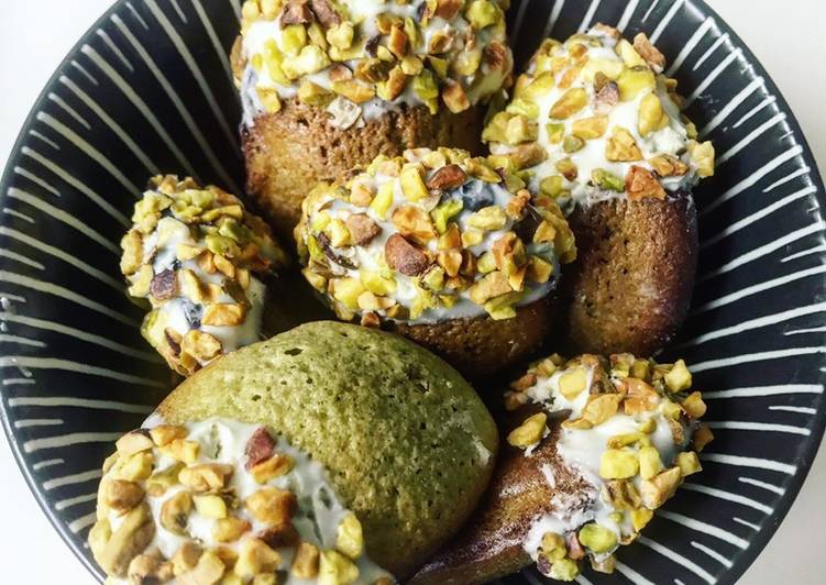 Madeleine au thé matcha #healthy????
