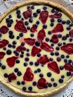 Una foto de Tarta de frutos rojos