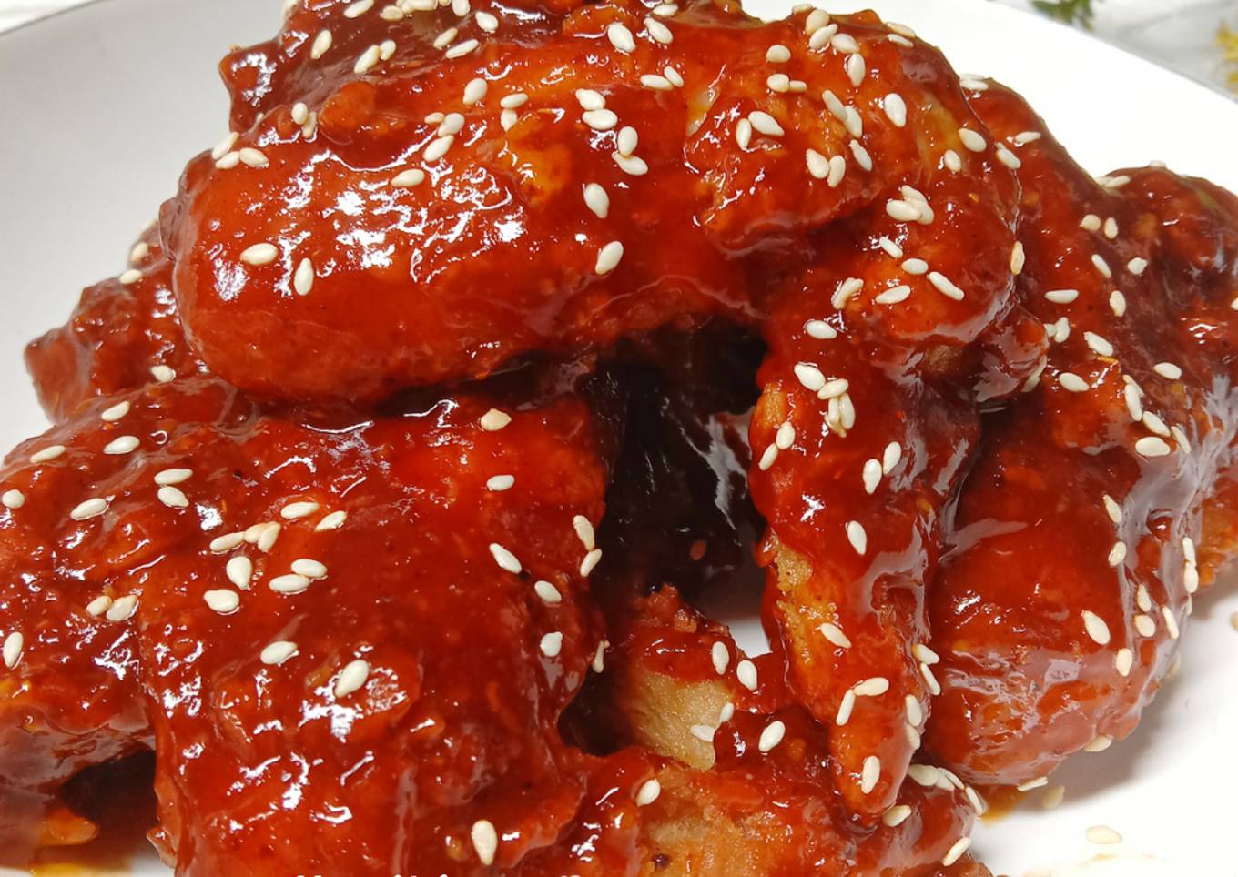 Fire Chicken Wings Ala Richeese