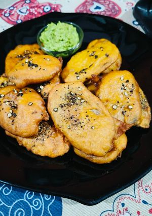 A picture of Purple yum puri.