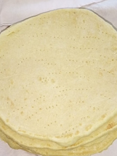 હોમ મેડ પીઝા બેઝ (Home Made Pizza Base Recipe In Gujarati) રેસીપી મુખ્ય ફોટો