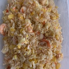 A picture of Seafood fried rice.