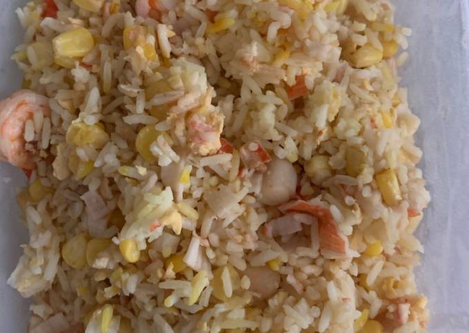 Easiest Way to Make Award-winning Seafood fried rice