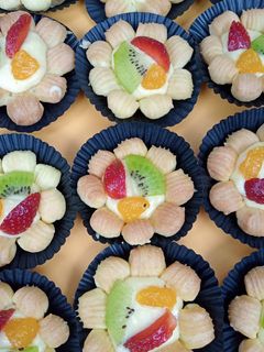 Foto resep Pai buah with vla custard