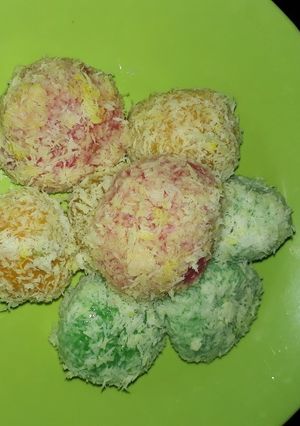 Foto resep Klepon Warna Warni