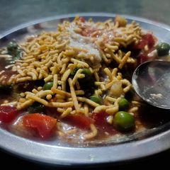 Aloo bhel A picture of Aloo bhel.