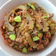 Tumis pare pete udang rebon pedas