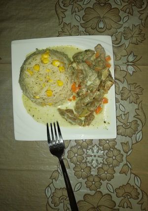صورة لوصفة ستروغونوف باللحم