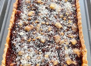 Une photo de Tarte giulietta presque comme à sète ! (tarte aubergines et tomates)