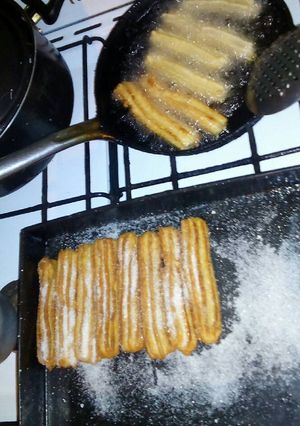 Una foto de Churros para merendar