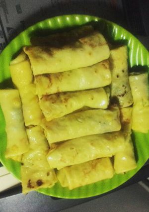 Foto resep Panekuk gulung isi