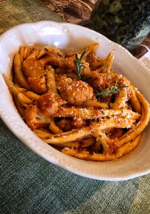 Foto di Fileja al ragù di cavolfiore
