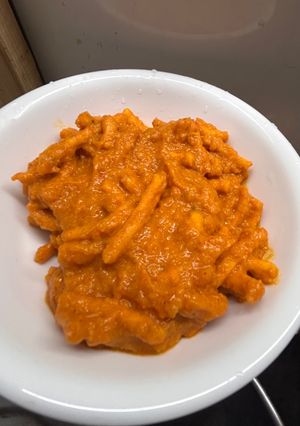 A picture of Sev bhaji.