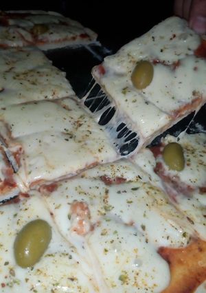 Una foto de Pizza casera