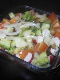 Una foto de Ensalada picante