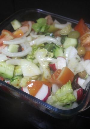 Una foto de Ensalada picante